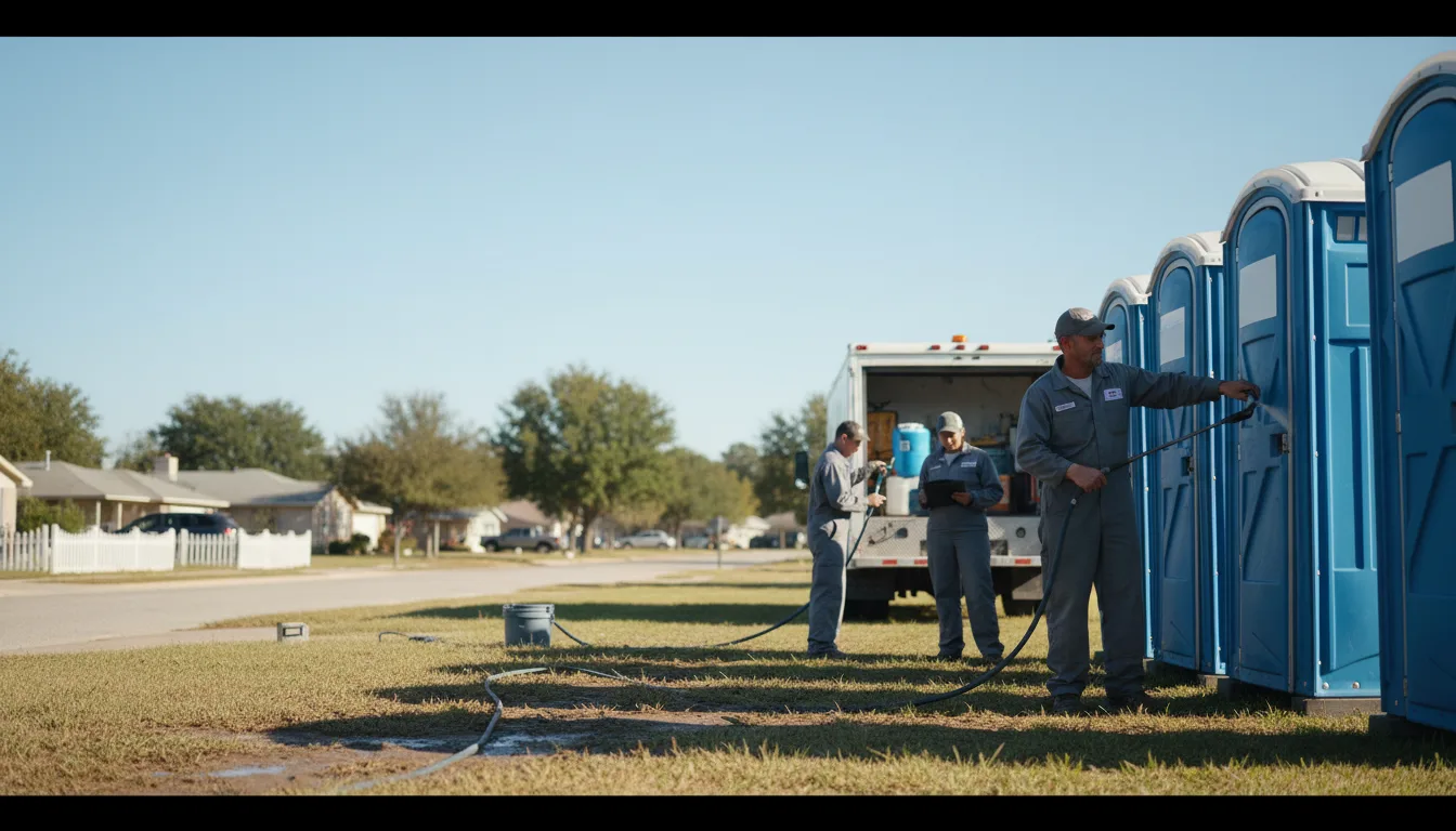 Long-Term Portable Toilet Rental in New Middletown, IN near me